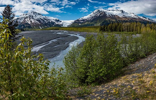 alaska glacier hiking karl mountains nationalpark river travel portfolio seward unitedstates