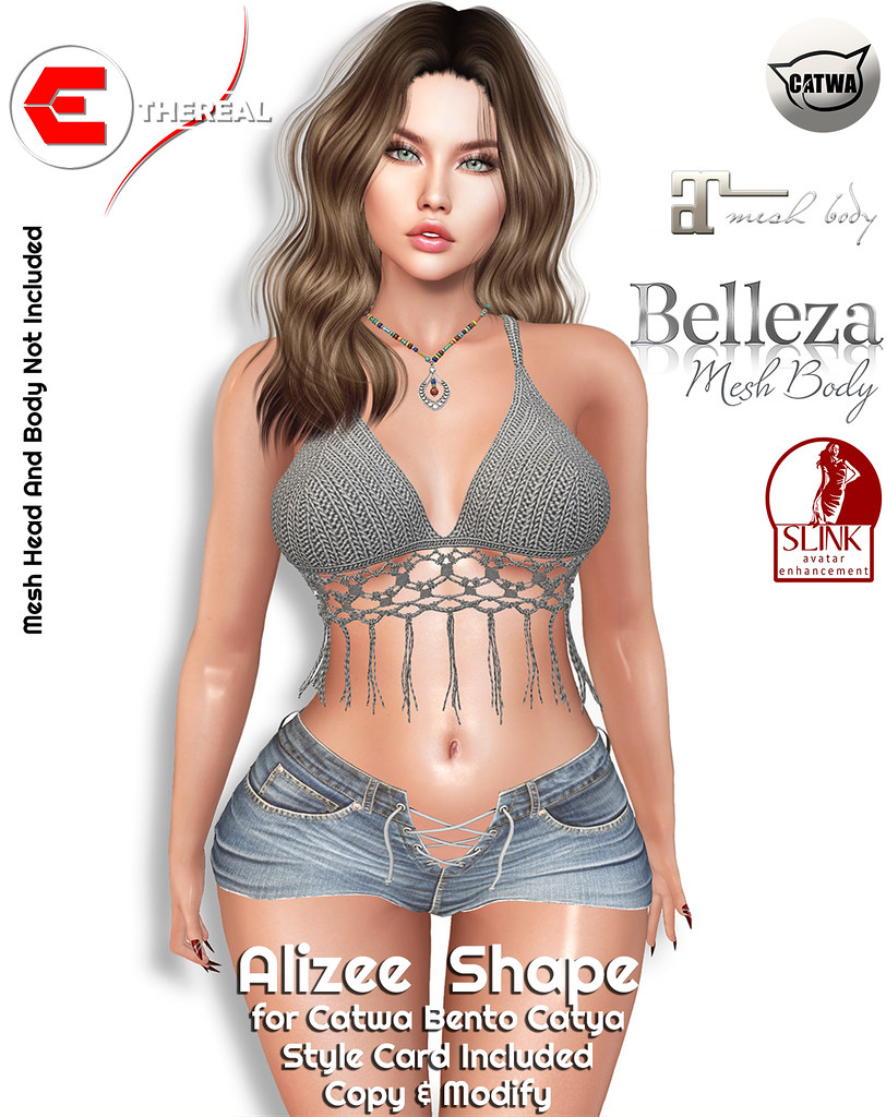 Alizee Shape - Bento Catwa Catya - TeleportHub.com Live!