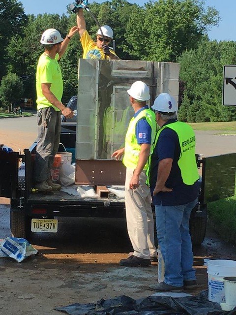 On the Job Grout Training, August 8, 2018