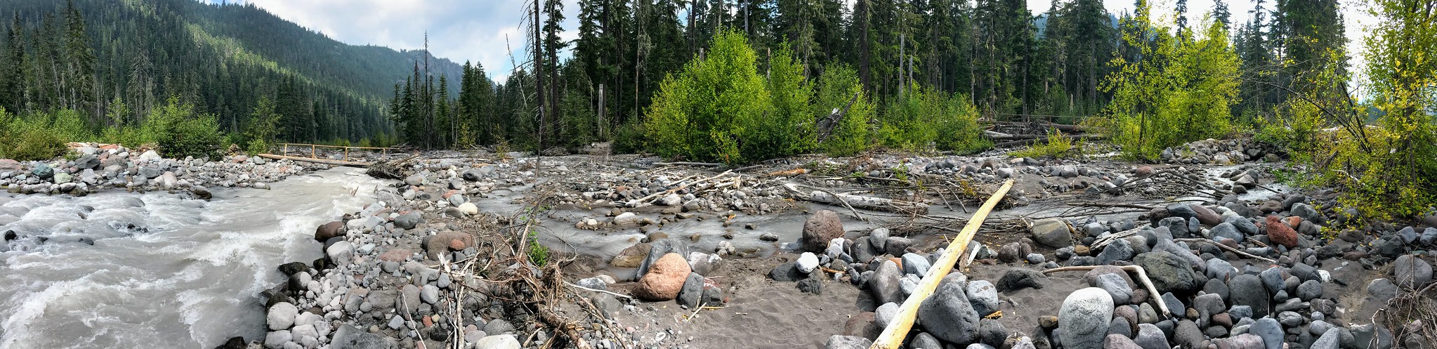 West fork of the White River crossing