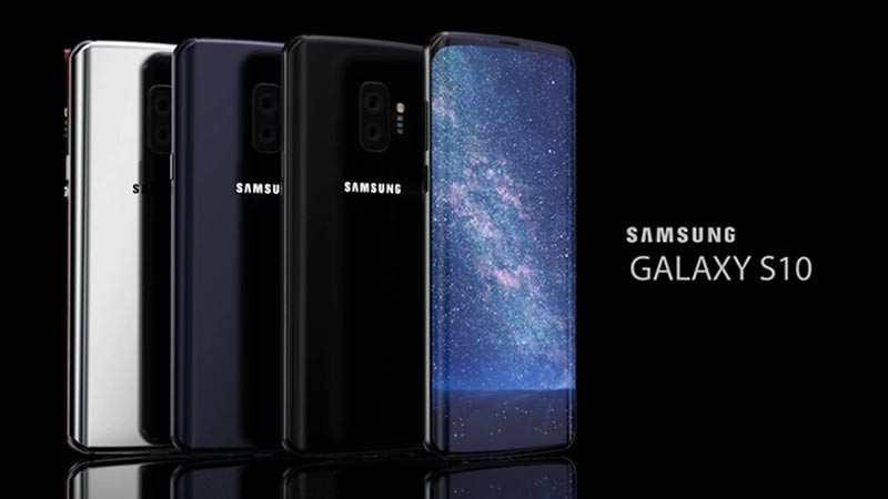 Gambar konsep Samsung Galaxy S10.