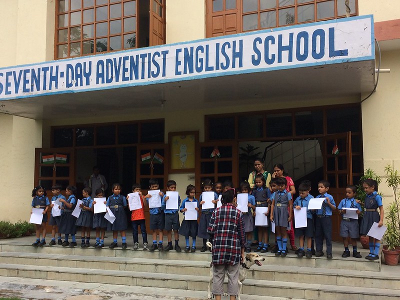 Workshop at the Seventh Day Adventist School, NOIDA