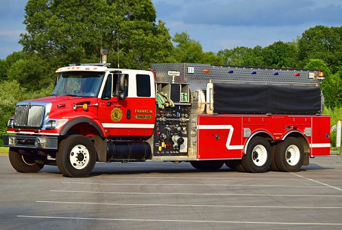 fire truck ct franklin international tanker new lexington