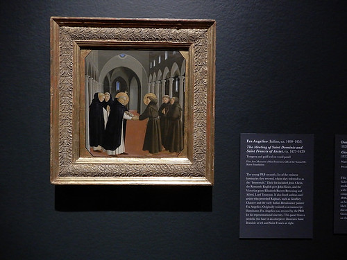 DSCN2643 - The Meeting of Saints Dominic and Francis of Assisi, Fra Angelico, The Pre-Raphaelites & the Old Masters