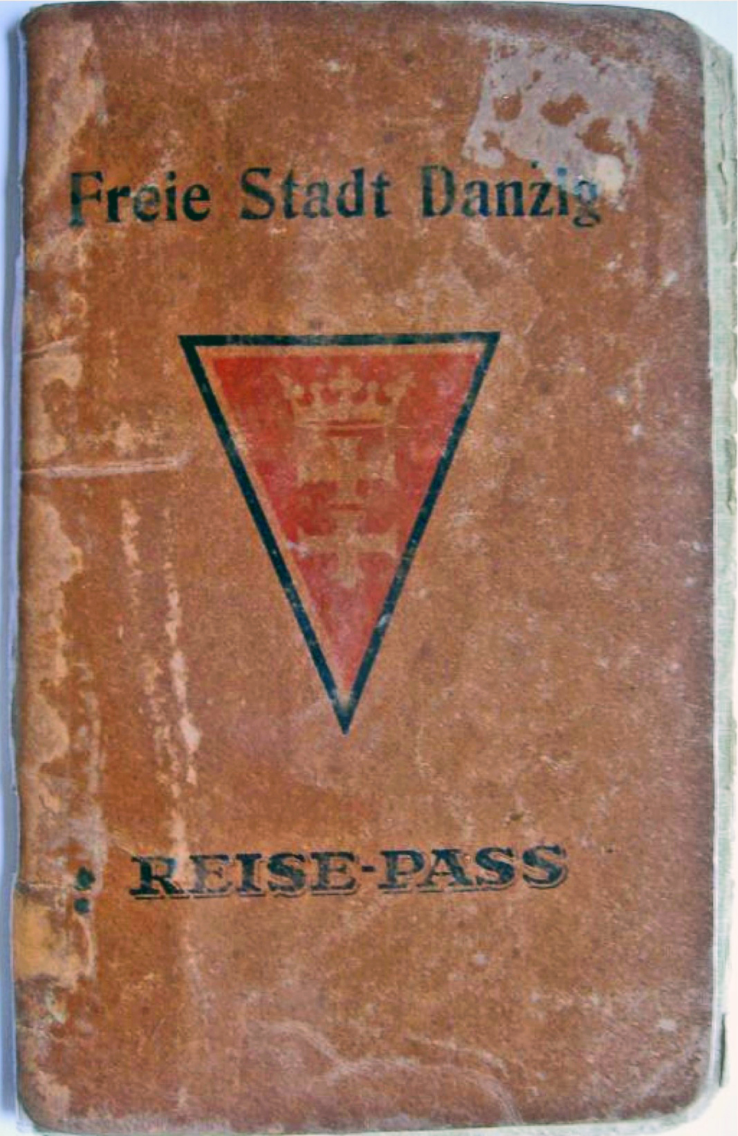 Passport issued by the Free City of Danzig
