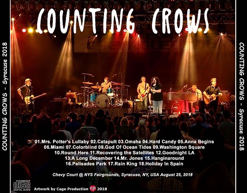Counting Crows-Syracuse 2018 back