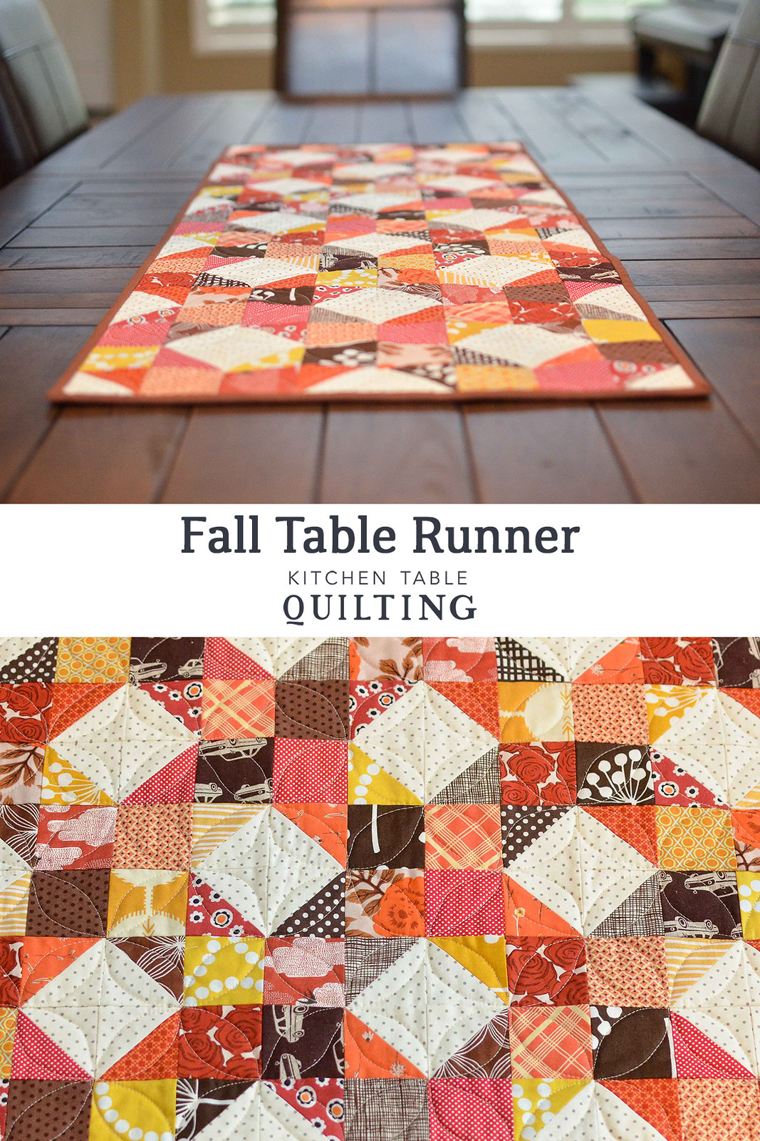 Fall Table Runner - Kitchen Table Quilting