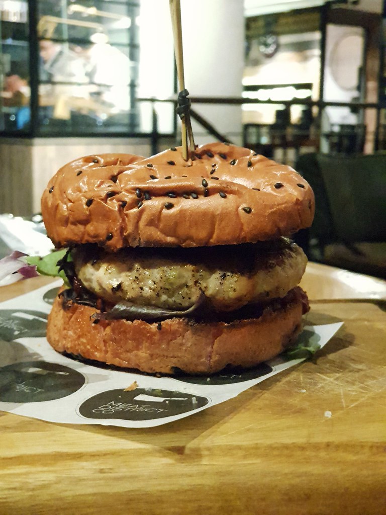 Australian Crocodile Burger AUD$18 @ Meat District Co. at Lime Street in Sydney Australia