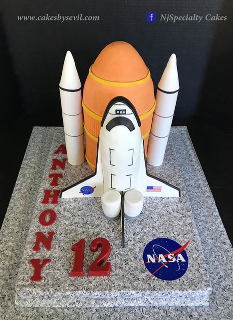 Space Shuttle Cake by NjSpecialty Cakes