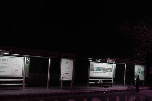 City Hangout - Night Time Bus Shelters, Around Town