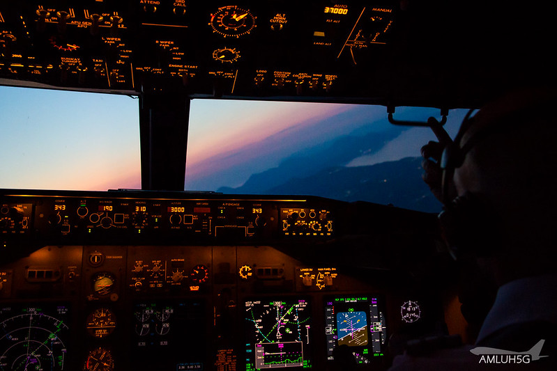 Approach into CFU during sunset