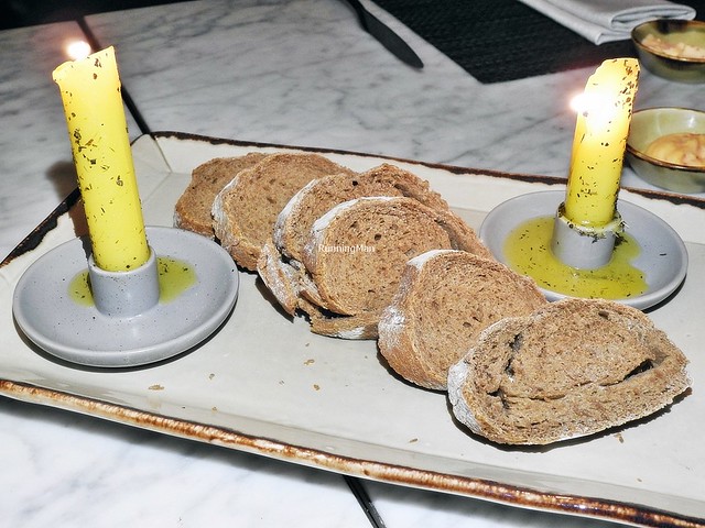 Rye Bread With Olive Oil Candles