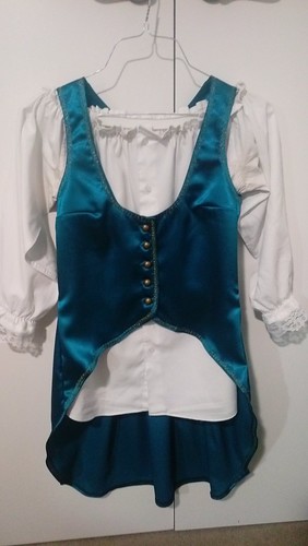 Vest- with blouse