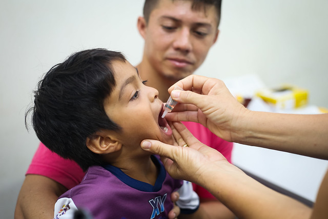 Vacinação contra a paralisia infantil segue até o dia 31 de agosto