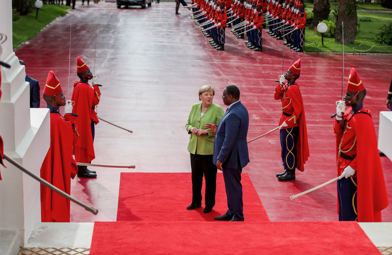 Visite de Angela Merkel à Dakar (6)