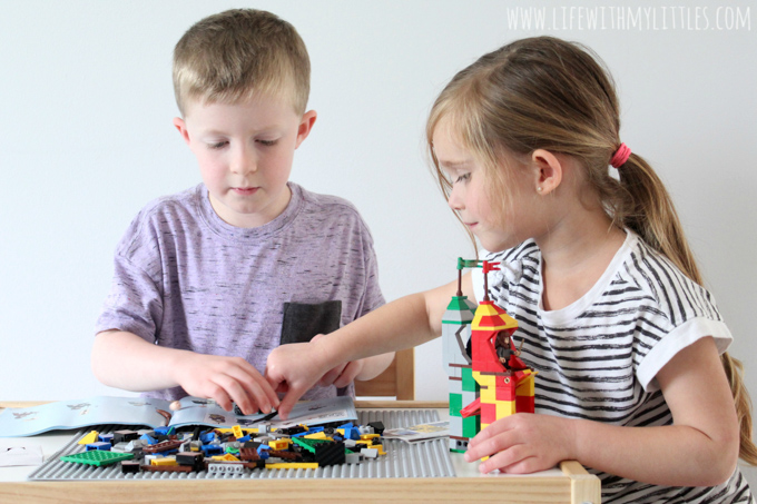 If you're not sold on the world of LEGO yet, here's a great post about why every kid should have a LEGO set! Seven reasons why your child (and you!) will love them! 