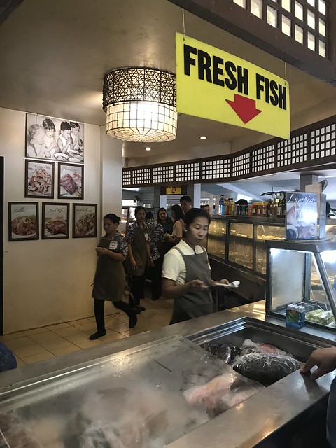 Breakthrough restaurant, fresh fish counter