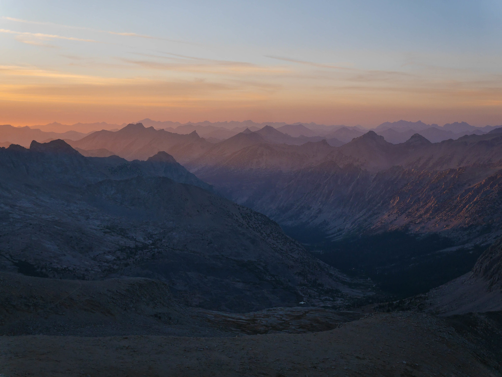 Sunset from Junction Pass