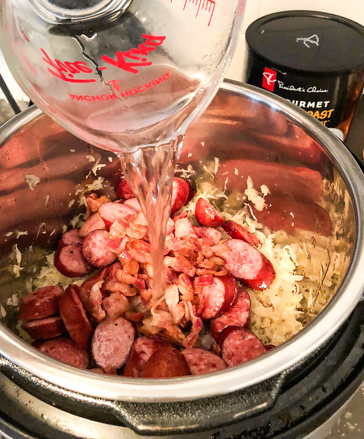 Instant Pot Sausage and Sauerkraut Dinner