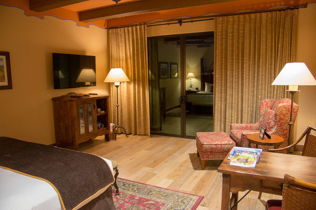 Bedroom Area of Hotel Room at Hacienda del Sol
