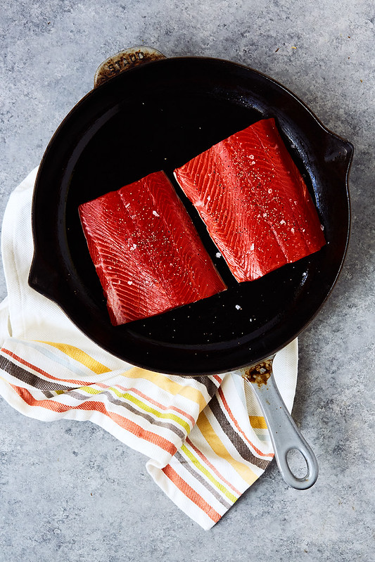 6-Minute Crispy Skin Cast Iron Salmon