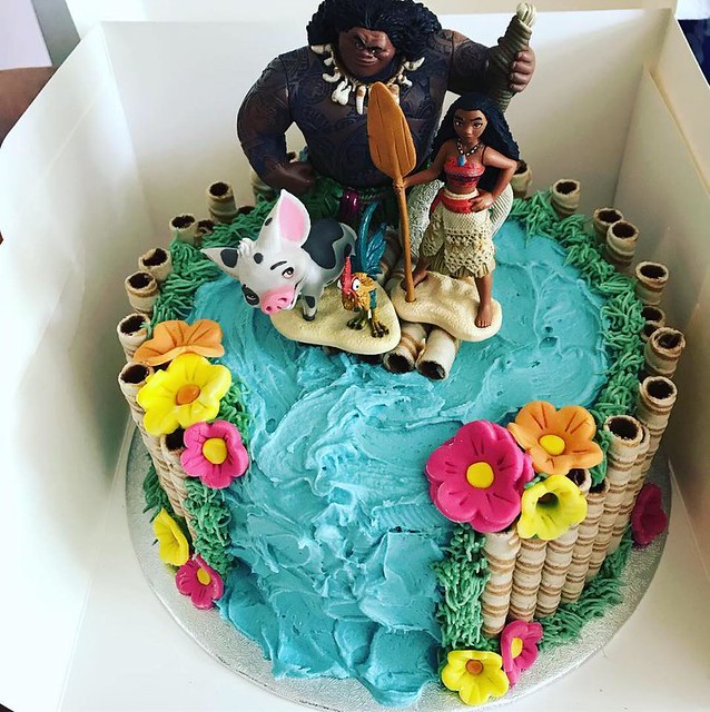 Moana Themed Birthday Cake by Bestie Bakery Cakes