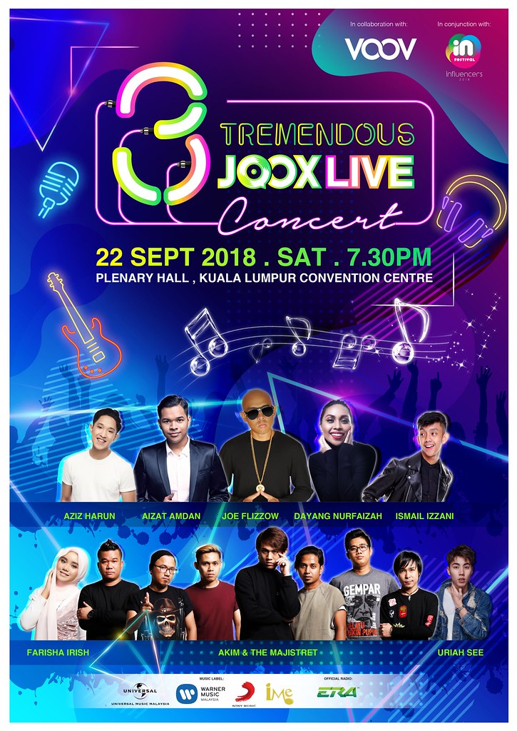 Joox 3Rd Anniversary Concert_Poster_2-01