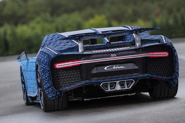 Full Size Driveable Bugatti Chiron made of LEGO Technic Unveiled