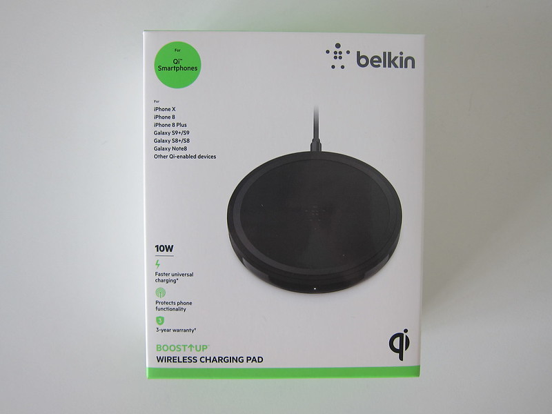 Belkin Boost Up Bold 10W Wireless Charging Pad - Box Front