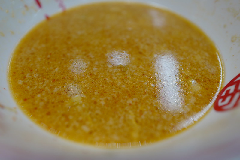 池袋西口中本蒙古タンメンの味噌スープ