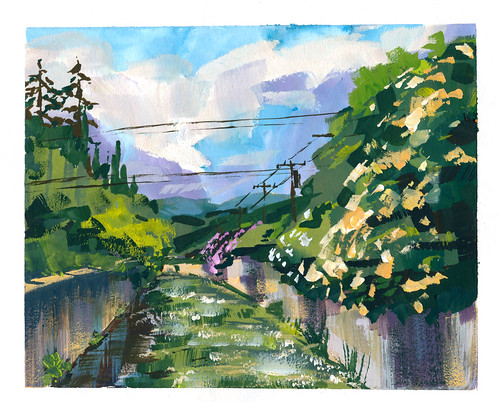 Sketchbook #114: Overgrown Creek