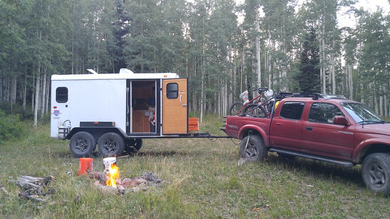 6x12 enclosed trailer camper conversion