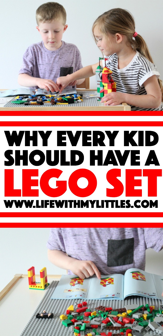 If you're not sold on the world of LEGO yet, here's a great post about why every kid should have a LEGO set! Seven reasons why your child (and you!) will love them! 