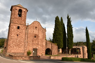 El Brull. Church dedicated to Saint Martin. 11th Century with additions of the 16th and 18th Centuries