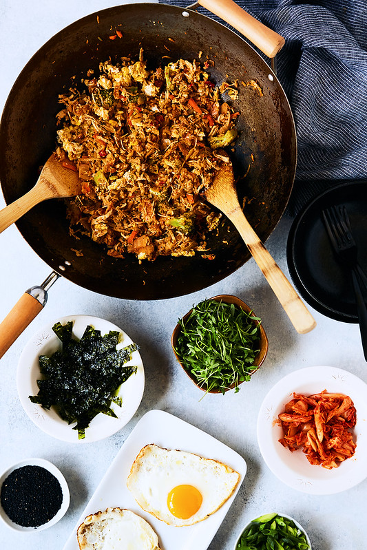 Kimchi Cauliflower Fried Rice {Keto, Paleo, Whole30}