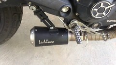 Liked on YouTube: Leovince LV-10 Ducati scramble