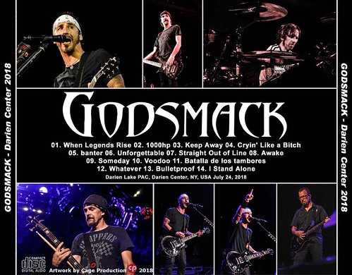 Godsmack-Darien Center 2018 back