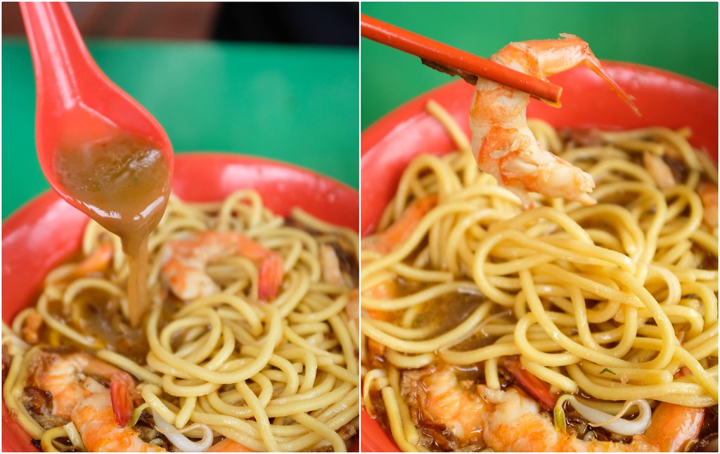 wei yi laksa and prawn noodle collage 1