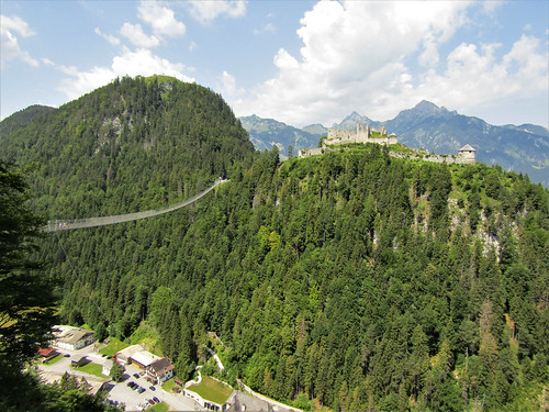 view of Highline 179 and Ehrenberg Castle