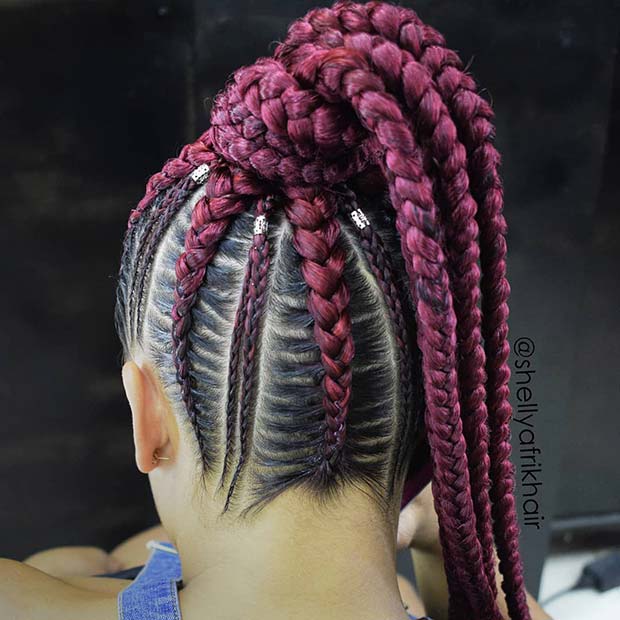 Top Braided Ponytail Hairstyles 2019 For Black Women 7