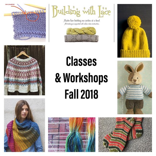 Classes and workshops have been posted!
