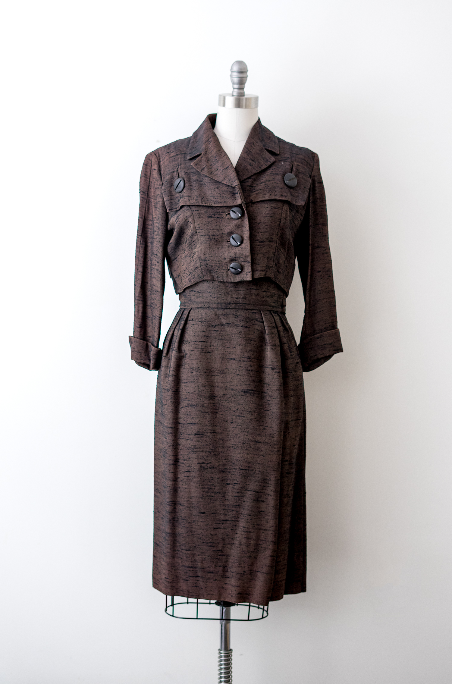 1940's Vintage Brown Suit set by Paul Sachs