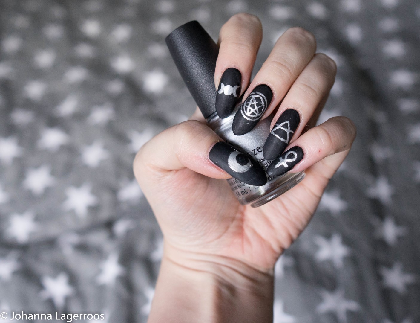 wiccan inspired nails