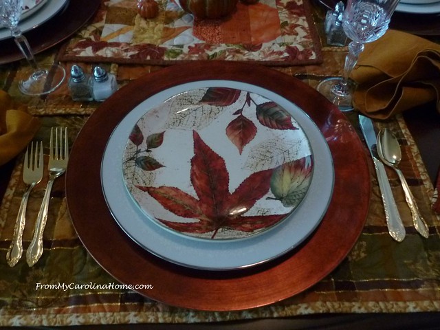 Autumn Tablescape at From My Carolina Home