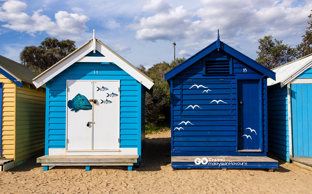 Brighton Beach Bathing Boxes melbourne