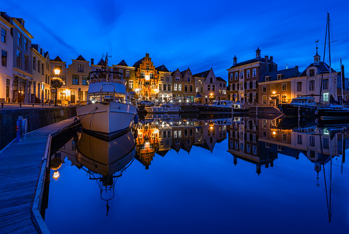 night goes zeeland nederland holland netherlands bluehour harbour quaint nikon nikkor d800 140240mmf28