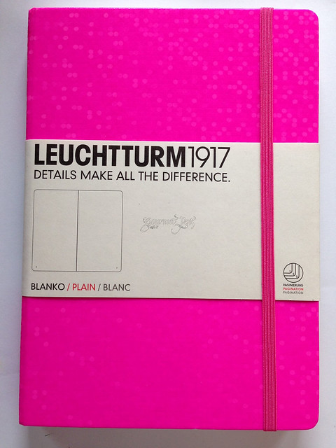 Leuchtturm 1917 A5 Neon Pink Notebook @Leuchtturm1917 @BureauDirect 1