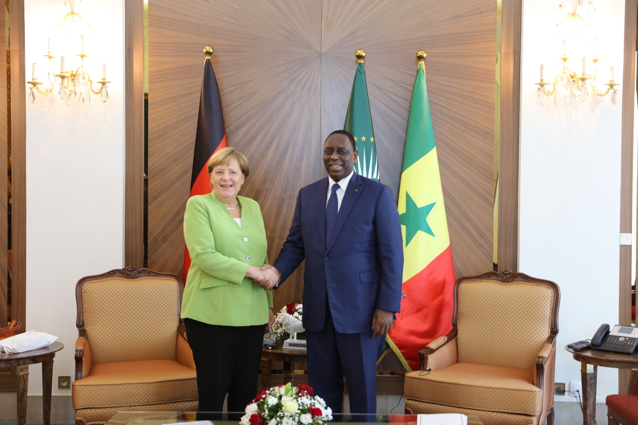 Visite de Angela Merkel à Dakar (2)
