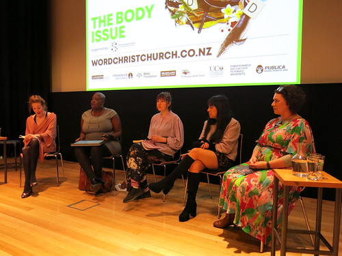 The panel at The Body Issue: WORD Christchurch Festival 2018