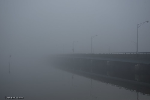 365the2018edition 3652018 day255365 12sep18 weather fog moody mood bridge mathisbridge barnegatbay water reflection span seaside bay seasideheights clouds atmosphere scottnj scottodonnellphotography 365project foggy foggymorning tomsriver nj windsorpark